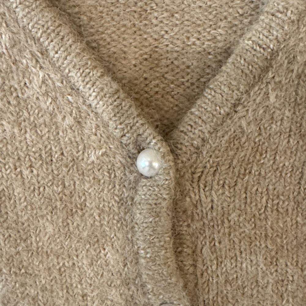 Old Navy Tan Women's Cardigan Sweater - Picture 3 of 3